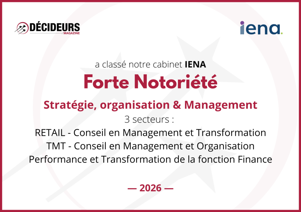 IENA reconnue en forte notoriété dans le classement Leaders League 2026